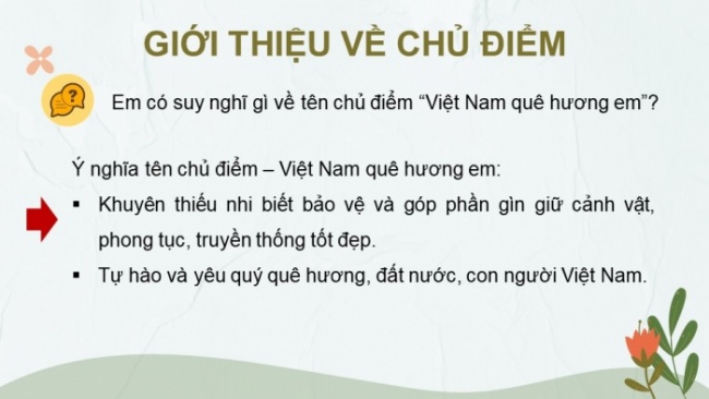 Soạn giáo án điện tử tiếng việt 4 CTST CĐ 6 Bài 1 Đọc: Sự tích bánh chưng, bánh giầy