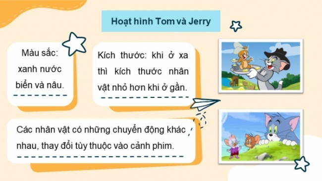 Soạn giáo án điện tử tin học 4 cánh diều Chủ đề F bài 6: Tạo chương trình có nhân vật thay đổi kích thước, màu sắc