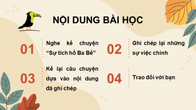 Soạn giáo án điện tử tiếng việt 4 CTST CĐ 5 Bài 2 Nói và nghe: Kể câu chuyện về lòng nhân ái