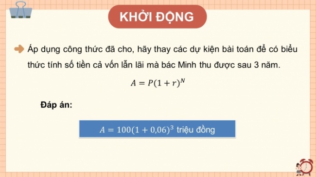 Soạn giáo án điện tử toán 11 KNTT Bài 18: Luỹ thừa với số mũ thực