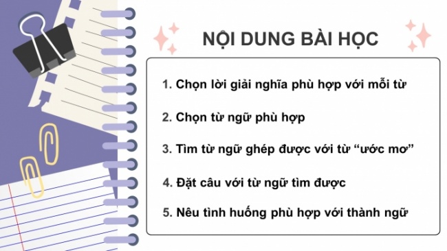 Soạn giáo án điện tử tiếng việt 4 CTST CĐ 4 Bài 8 Luyện từ và câu: Mở rộng vốn từ về 