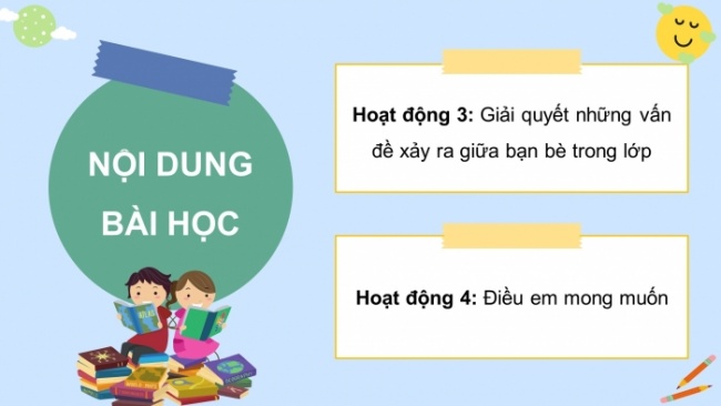 Soạn giáo án điện tử HĐTN 4 cánh diều Tuần 32: Ứng xử trong quan hệ bạn bè - Hoạt động 3, 4