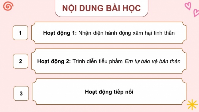 Soạn giáo án điện tử HĐTN 4 cánh diều Tuần 34: Phòng tránh bị xâm hại thể chất - Hoạt động 1, 2