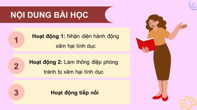 Soạn giáo án điện tử HĐTN 4 cánh diều Tuần 35 : Phòng tránh bị xâm hại thể chất