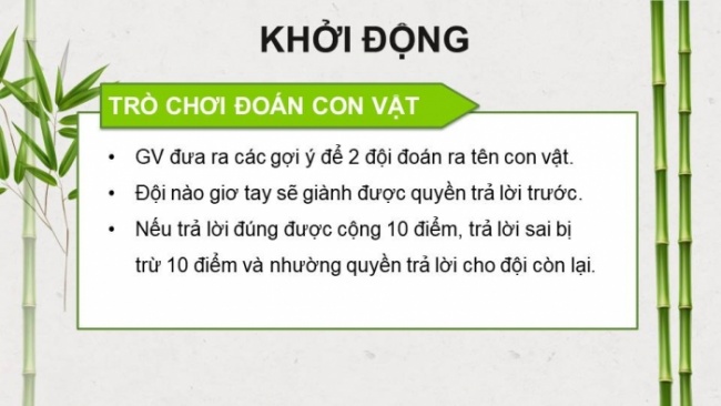 Soạn giáo án điện tử tiếng việt 4 KNTT Bài 8 Đọc: Trên khóm tre đầu ngõ