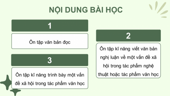 Soạn giáo án điện tử ngữ văn 11 CTST Bài 7: Ôn tập