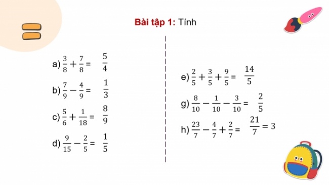 Soạn giáo án điện tử toán 4 cánh diều Bài 80: Phép nhân phân số
