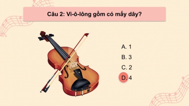 Soạn giáo án điện tử âm nhạc 4 cánh diều Tiết 22: Ôn tập nhạc cụ; Vận dụng