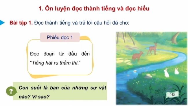 Soạn giáo án điện tử tiếng việt 4 CTST: Ôn tập học kì I