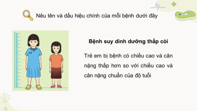 Soạn giáo án điện tử khoa học 4 cánh diều Bài 20: Một số bệnh liên quan đến dinh dưỡng và cách phòng tránh