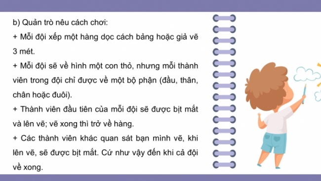 Soạn giáo án điện tử tiếng việt 4 cánh diều Bài 17 Góc sáng tạo: Vẽ tiếp sức; Tự đánh giá: Lời thì thầm của khu vườn