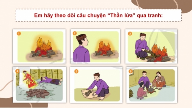 Soạn giáo án điện tử tiếng việt 4 cánh diều Bài 18 Nói và nghe 1: Kể chuyện: Lửa thần