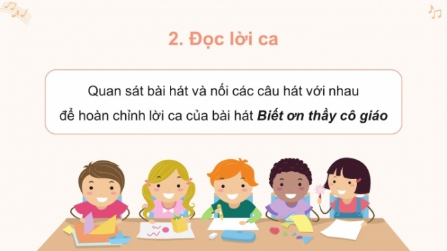 Soạn giáo án điện tử âm nhạc 4 cánh diều Tiết 31: Hát: Biết ơn thầy cô giáo