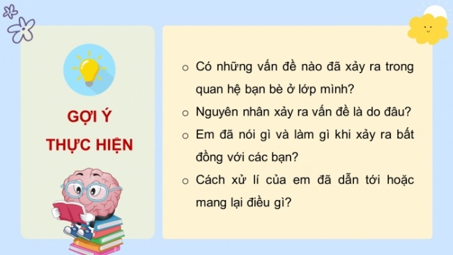 Soạn giáo án điện tử HĐTN 4 cánh diều Tuần 32: Ứng xử trong quan hệ bạn bè - Hoạt động 3, 4