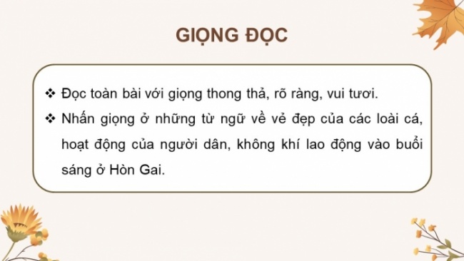 Soạn giáo án điện tử tiếng việt 4 CTST CĐ 6 Bài 4 Đọc: Buổi sáng ở Hòn Gai