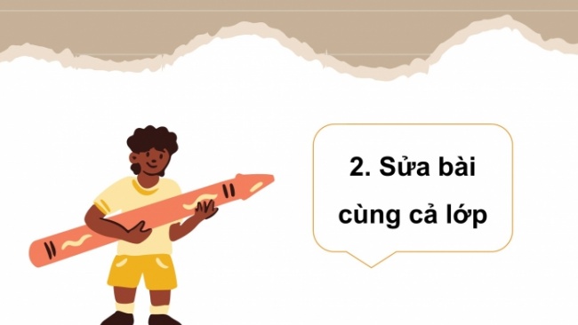 Soạn giáo án điện tử tiếng việt 4 cánh diều Bài 17 Viết 2: Trả bài viết báo cáo