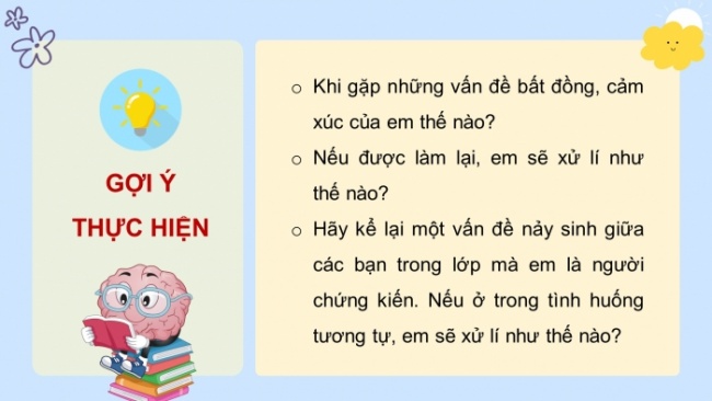 Soạn giáo án điện tử HĐTN 4 cánh diều Tuần 32: Ứng xử trong quan hệ bạn bè - Hoạt động 3, 4