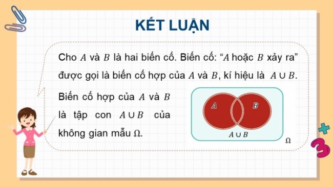 Soạn giáo án điện tử toán 11 KNTT Bài 28: Biến cố hợp, biến cố giao, biến cố độc lập