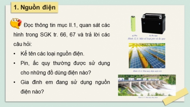 Soạn giáo án điện tử Công nghệ 8 CD Bài 12: Cấu trúc chung của mạch điện