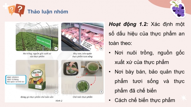 Soạn giáo án điện tử khoa học 4 KNTT Bài 26: Thực phẩm an toàn