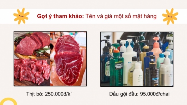 Soạn giáo án điện tử HĐTN 4 CTST bản 2 Tuần 17: HĐGDTCĐ - So sánh giá của các mặt hàng phổ biến