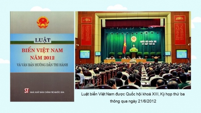 Soạn giáo án điện tử lịch sử 11 Cánh diều Bài 13: Việt Nam và Biển Đông (P3)