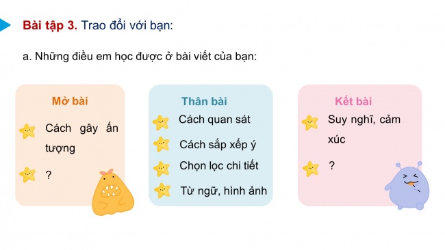 Soạn giáo án điện tử tiếng việt 4 CTST CĐ 8 Bài 2 Viết: Trả bài văn miêu tả con vật