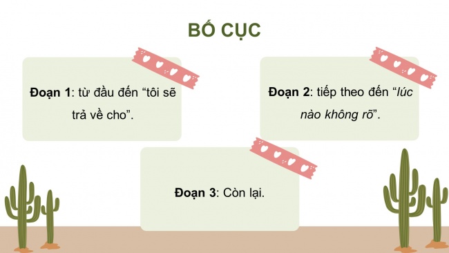 Soạn giáo án điện tử tiếng việt 4 CTST CĐ 8 Bài 5 Đọc: Quà tặng của chim non