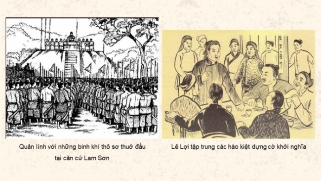Soạn giáo án điện tử lịch sử 11 Cánh diều Bài 8: Một số cuộc khởi nghĩa và chiến tranh giải phóng trong lịch sử Việt Nam (từ TK III TCN đến cuối TK XIX) (P2)