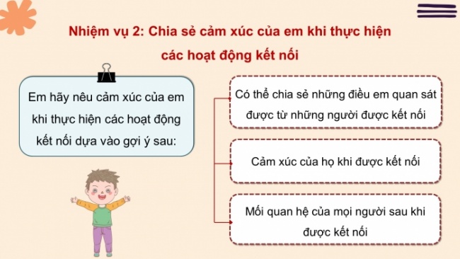 Soạn giáo án điện tử HĐTN 4 CTST bản 2 Tuần 13: HĐGDTCĐ - Kết nối những người sống xung quanh