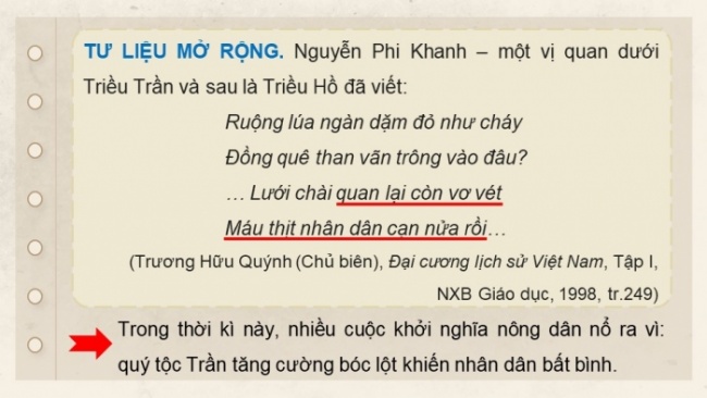 Soạn giáo án điện tử lịch sử 11 CTST Bài 9: Cuộc cải cách của Hồ Quý Ly và Triều Hồ (Phần 1)