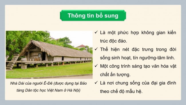 Soạn giáo án điện tử lịch sử và địa lí 4 CTST Bài 21: Một số nét văn hóa và lịch sử của đồng bào Tây Nguyên