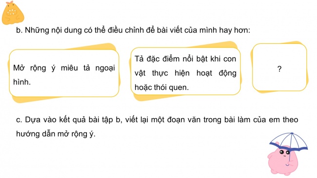 Soạn giáo án điện tử tiếng việt 4 CTST CĐ 8 Bài 2 Viết: Trả bài văn miêu tả con vật