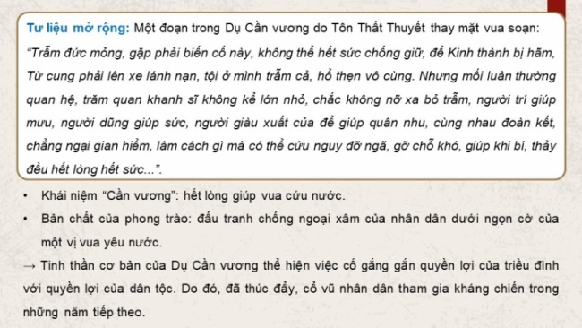 Soạn giáo án điện tử Lịch sử 8 CD Bài 16: Việt Nam nửa sau thế kỉ XIX (Phần 3)