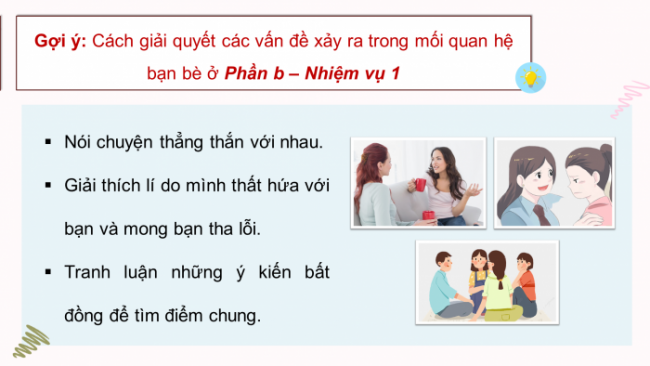 Soạn giáo án điện tử HĐTN 4 CTST bản 2 Tuần 9: HĐGDTCĐ - Một số vấn đề thường xảy ra trong mối quan hệ với bạn bè