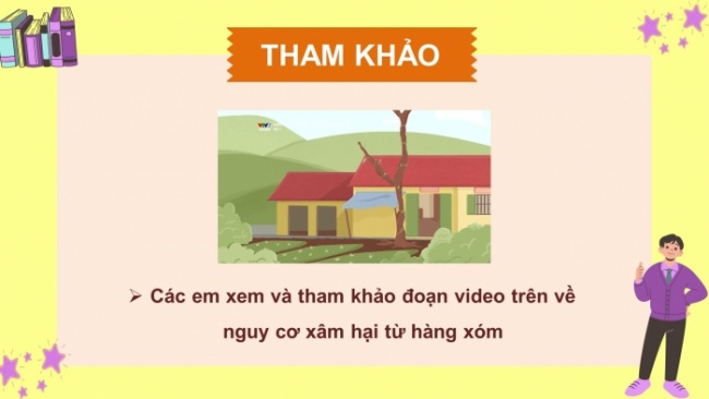 Soạn giáo án điện tử HĐTN 4 CTST bản 2 Tuần 21: HĐGDTCĐ - Nguy cơ và cách phòng tránh bị xâm hại cơ thể