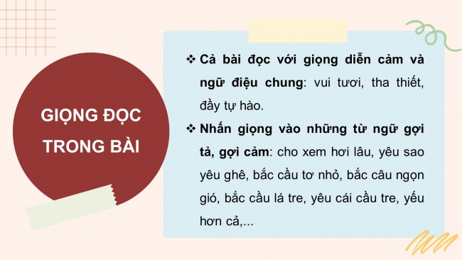 Soạn giáo án điện tử tiếng việt 4 KNTT Bài 22 Đọc: Cái cầu