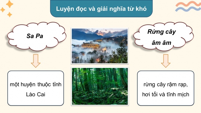 Soạn giáo án điện tử tiếng việt 4 KNTT Bài 23 Đọc: Đường đi Sa Pa