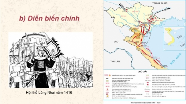 Soạn giáo án điện tử lịch sử 11 Cánh diều Bài 8: Một số cuộc khởi nghĩa và chiến tranh giải phóng trong lịch sử Việt Nam (từ TK III TCN đến cuối TK XIX) (P2)