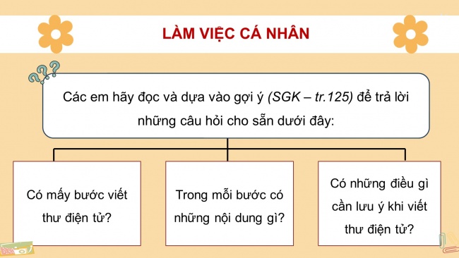 Soạn giáo án điện tử tiếng việt 4 KNTT Bài 28 Viết: Hướng dẫn cách viết thư