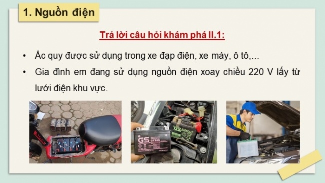 Soạn giáo án điện tử Công nghệ 8 CD Bài 12: Cấu trúc chung của mạch điện