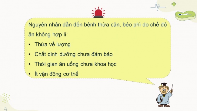 Soạn giáo án điện tử khoa học 4 KNTT Bài 25: Một số bệnh liên quan đến dinh dưỡng