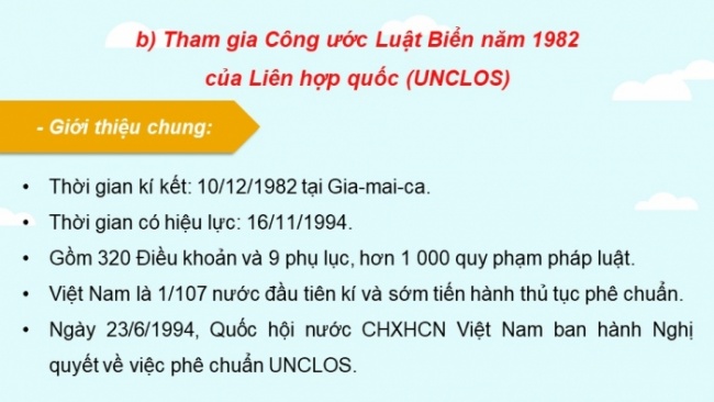 Soạn giáo án điện tử lịch sử 11 CTST Bài 13: Việt Nam và Biển Đông (Phần 3)