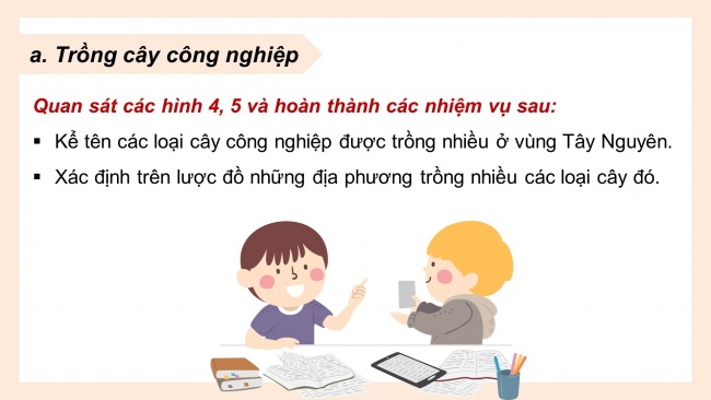 Soạn giáo án điện tử lịch sử và địa lí 4 KNTT Bài 21: Dân cư và hoạt động sản xuất ở vùng Tây Nguyên