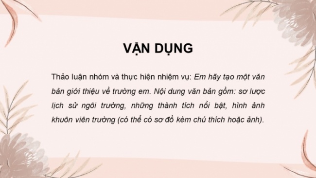 Soạn giáo án điện tử Tin học 8 CD Chủ đề E2 Bài 5: Thực hành tổng hợp