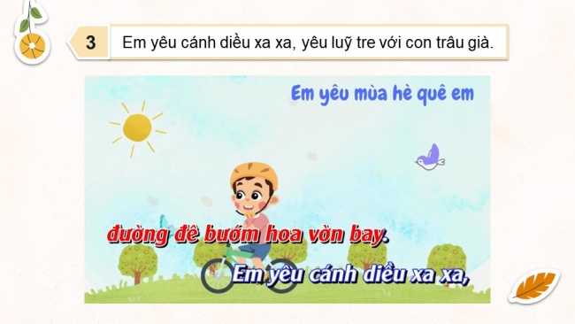 Soạn giáo án điện tử âm nhạc 4 KNTT Tiết 31: Hát: Em yêu mùa hè quê em