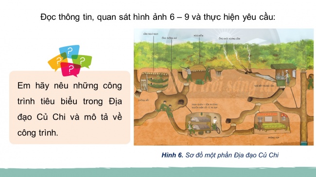 Soạn giáo án điện tử lịch sử và địa lí 4 CTST Bài 27: Địa đạo Củ Chi