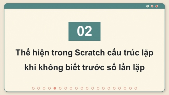 Soạn giáo án điện tử Tin học 8 CD Chủ đề F Bài 5: Thể hiện cấu trúc lặp trong chương trình