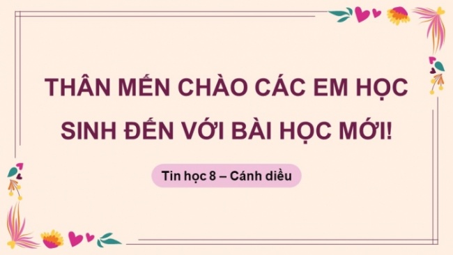 Soạn giáo án điện tử Tin học 8 CD Chủ đề E3 Bài 2: Vùng chọn và ứng dụng