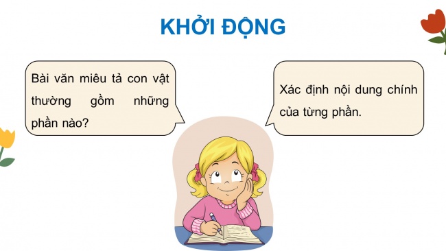 Soạn giáo án điện tử tiếng việt 4 CTST CĐ 7 Bài 8 Viết: Luyện tập quan sát, tìm ý cho bài văn miêu tả con vật